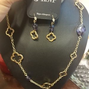 Gorgeous set of necklace and earrings